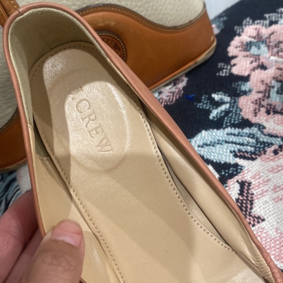 J. Crew Blush Pink Nude Ballet Soft Leather Flats Size 7.5 - Picture 3 of 8